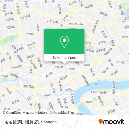 哈哈镜(四川北路店) map
