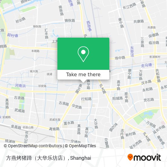 方燕烤猪蹄（大华乐坊店） map