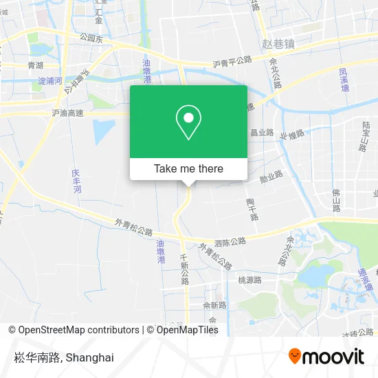 崧华南路 map