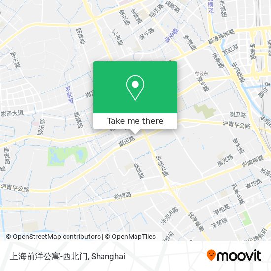 上海前洋公寓-西北门 map