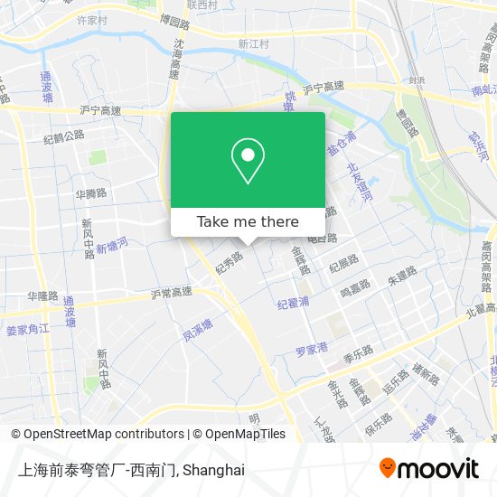上海前泰弯管厂-西南门 map