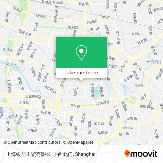 上海银前工贸有限公司-西北门 map