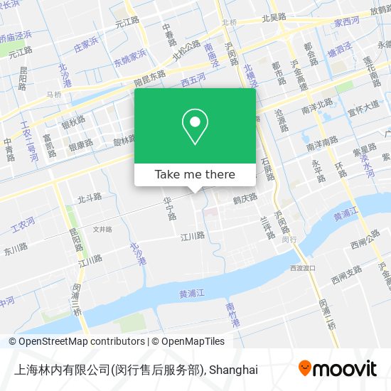 上海林内有限公司(闵行售后服务部) map