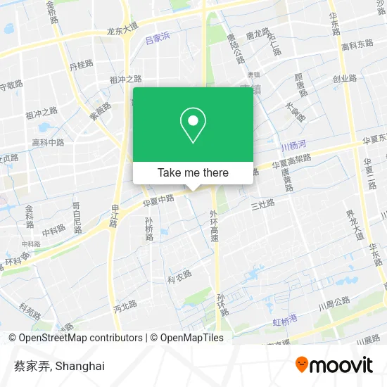 蔡家弄 map