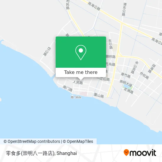 零食多(崇明八一路店) map
