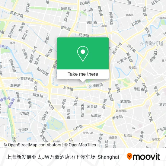 上海新发展亚太JW万豪酒店地下停车场 map