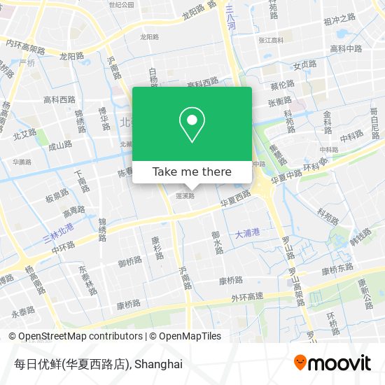 每日优鲜(华夏西路店) map