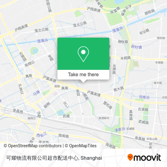 可耀物流有限公司超市配送中心 map