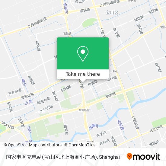 国家电网充电站(宝山区北上海商业广场) map