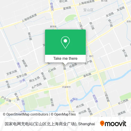 国家电网充电站(宝山区北上海商业广场) map