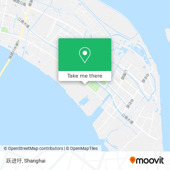 跃进圩 map