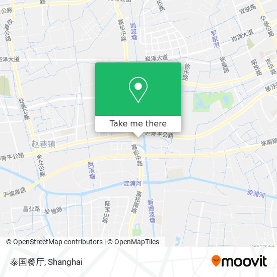 泰国餐厅 map