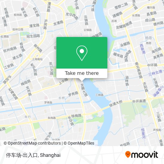 停车场-出入口 map