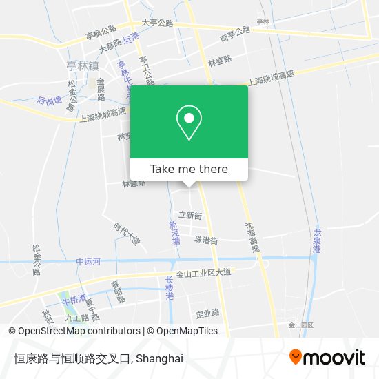 恒康路与恒顺路交叉口 map