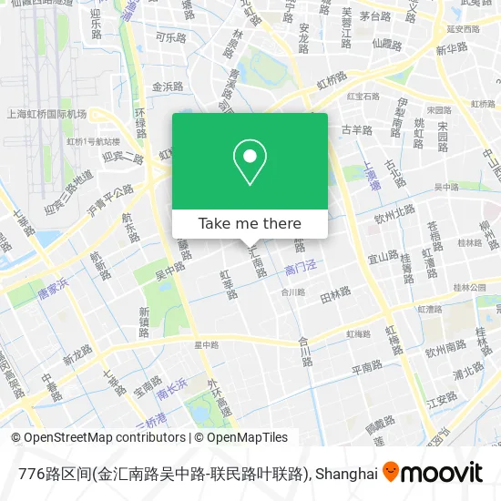 776路区间(金汇南路吴中路-联民路叶联路) map