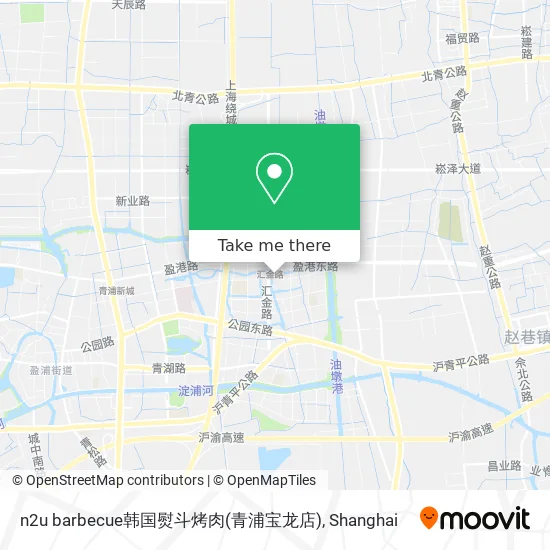 n2u barbecue韩国熨斗烤肉(青浦宝龙店) map