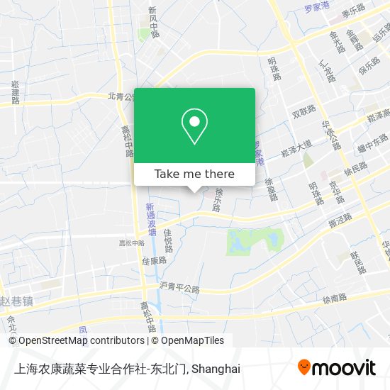 上海农康蔬菜专业合作社-东北门 map