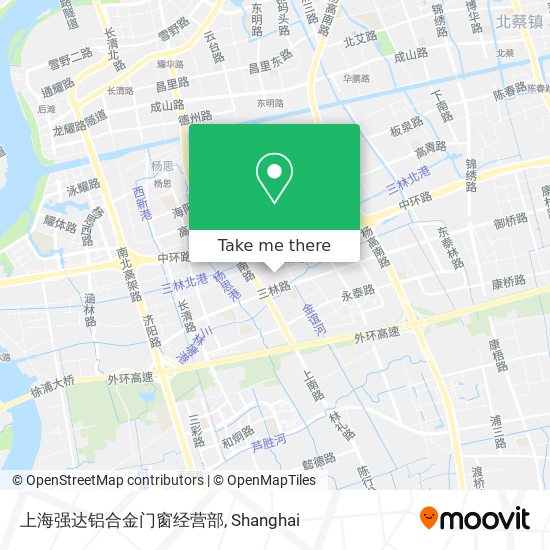 上海强达铝合金门窗经营部 map