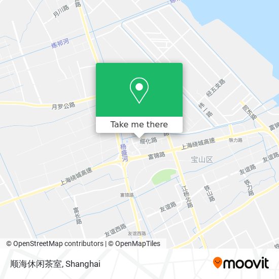 顺海休闲茶室 map