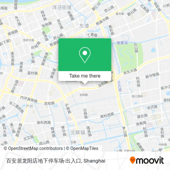 百安居龙阳店地下停车场-出入口 map