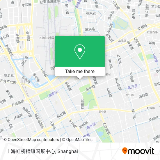 上海虹桥枢纽国展中心 map