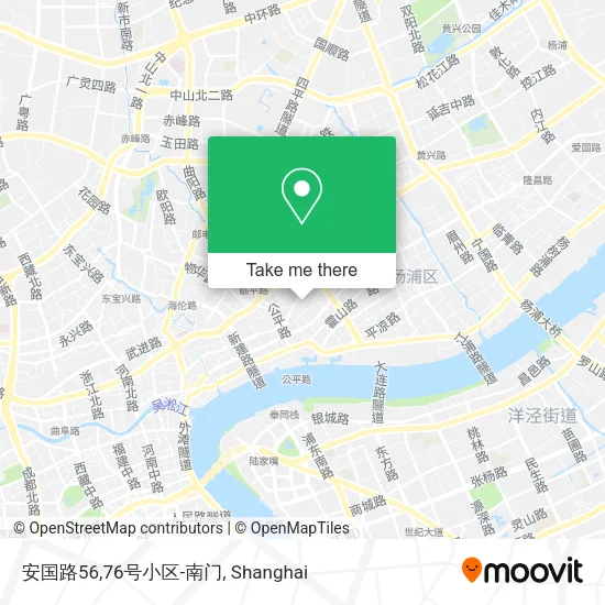 安国路56,76号小区-南门 map