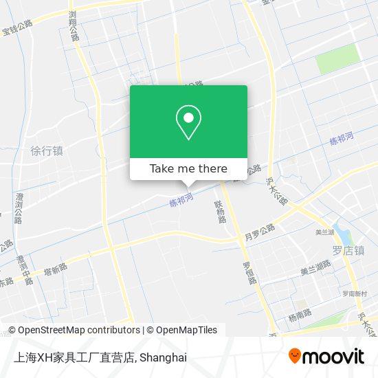上海XH家具工厂直营店 map