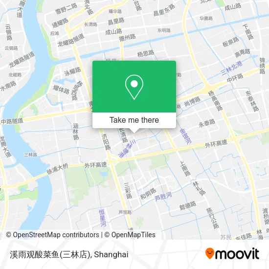 溪雨观酸菜鱼(三林店) map