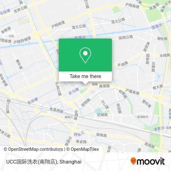 UCC国际洗衣(南翔店) map