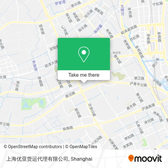上海优亚货运代理有限公司 map