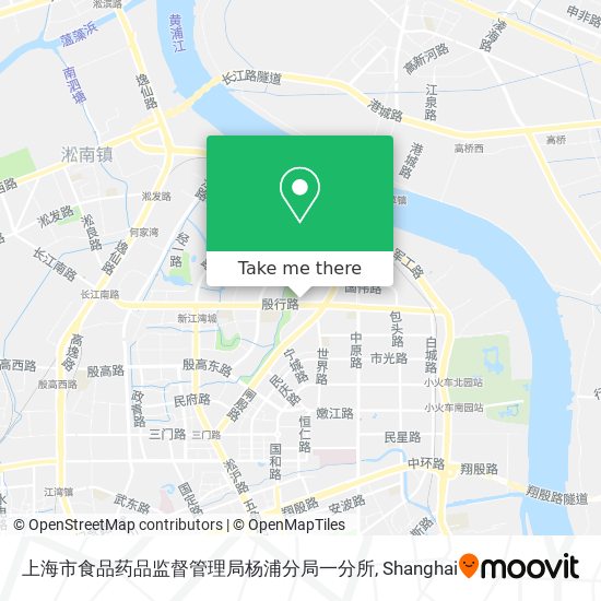 上海市食品药品监督管理局杨浦分局一分所 map
