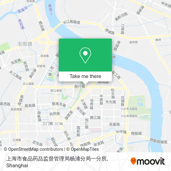 上海市食品药品监督管理局杨浦分局一分所 map