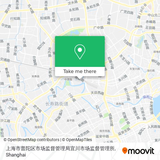 上海市普陀区市场监督管理局宜川市场监督管理所 map