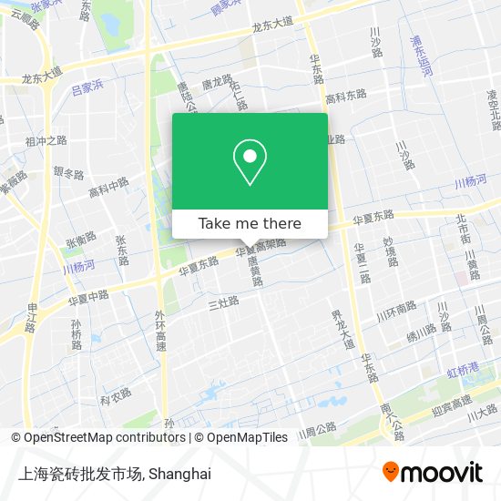 上海瓷砖批发市场 map