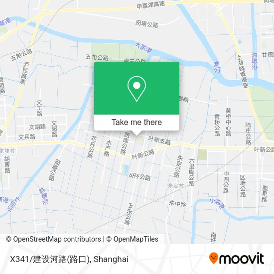X341/建设河路(路口) map