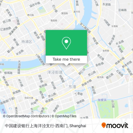 中国建设银行上海洋泾支行-西南门 map