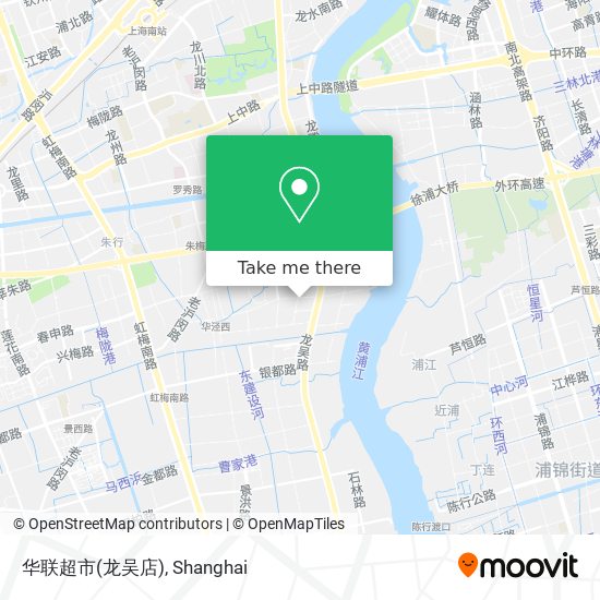 华联超市(龙吴店) map