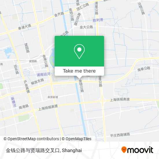金钱公路与贤瑞路交叉口 map