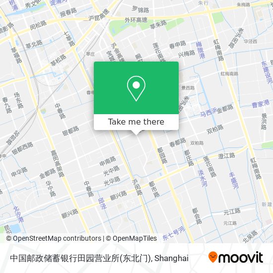中国邮政储蓄银行田园营业所(东北门) map