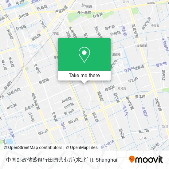 中国邮政储蓄银行田园营业所(东北门) map