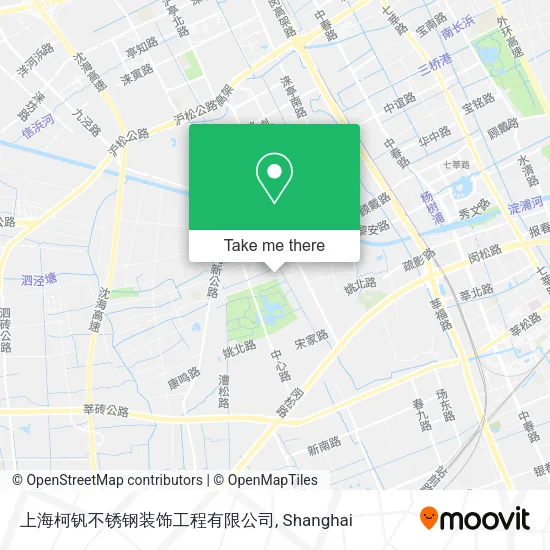 上海柯钒不锈钢装饰工程有限公司 map