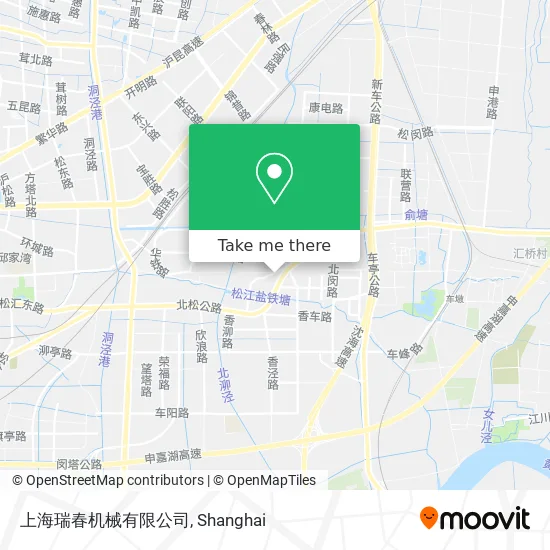 上海瑞春机械有限公司 map