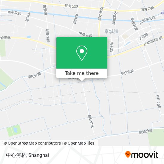中心河桥 map