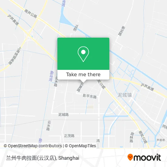 兰州牛肉拉面(云汉店) map