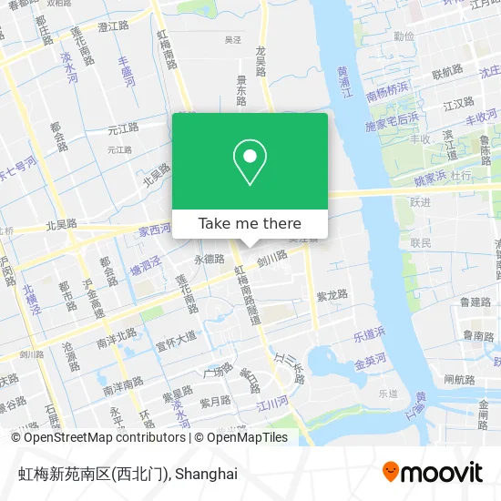 虹梅新苑南区(西北门) map