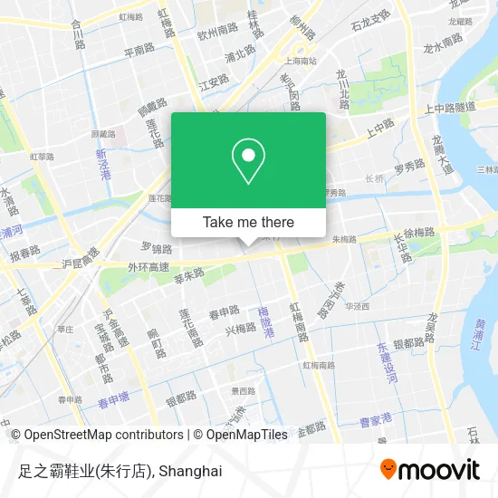 足之霸鞋业(朱行店) map