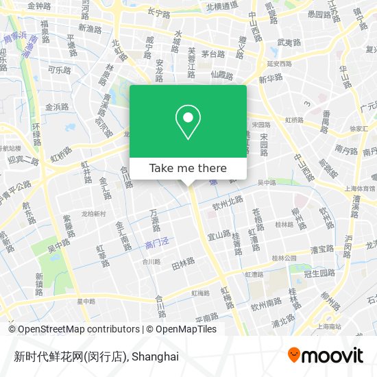 新时代鲜花网(闵行店) map