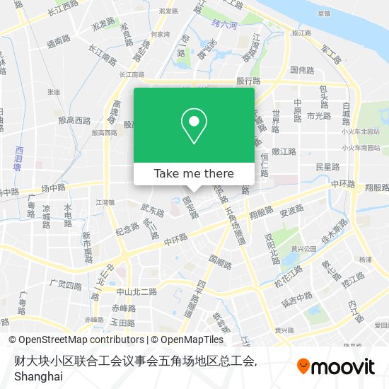财大块小区联合工会议事会五角场地区总工会 map