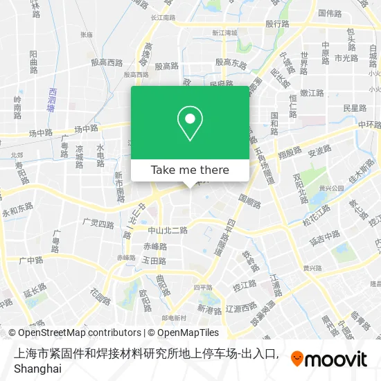 上海市紧固件和焊接材料研究所地上停车场-出入口 map