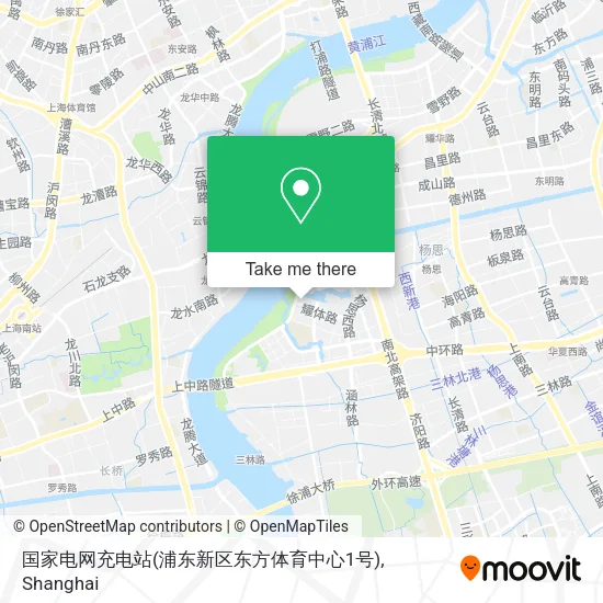 国家电网充电站(浦东新区东方体育中心1号) map